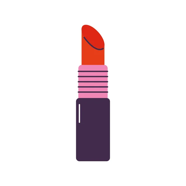 Red lipstick on a white background — Stock Vector