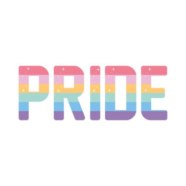 gururun lgbtq gurur renkleri ile harfi