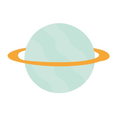 Pembe renkli şirin satürn.