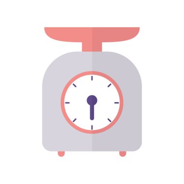 beyaz arkaplandaki weigt makinesi