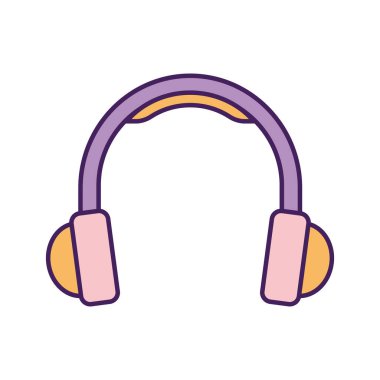 Beyaz arkaplanda kulaklık