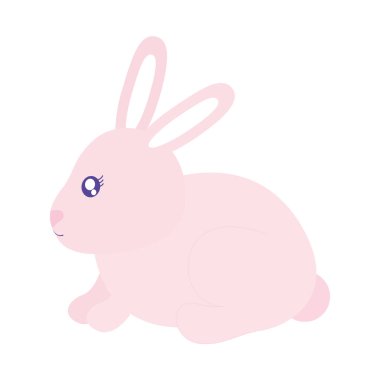 Beyaz arka planda sevimli bir güzellik.