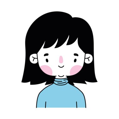 Beyaz arka planda gülümseyen kadın