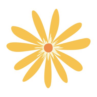 Sarı renkli çiçek.