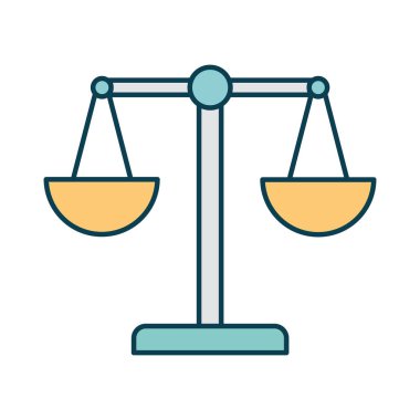 Beyaz arkaplanda denge