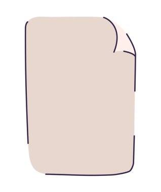 kağıt izole simgesi