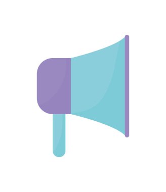 megafon izole edilmiş simgesi