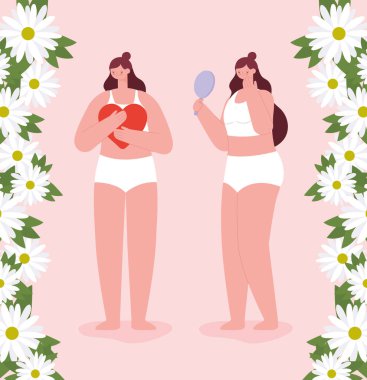 Tatlı kadınlar çifti