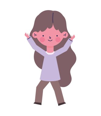 Mutlu küçük çocuk.