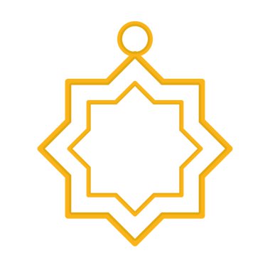 Altın yıldız süsü