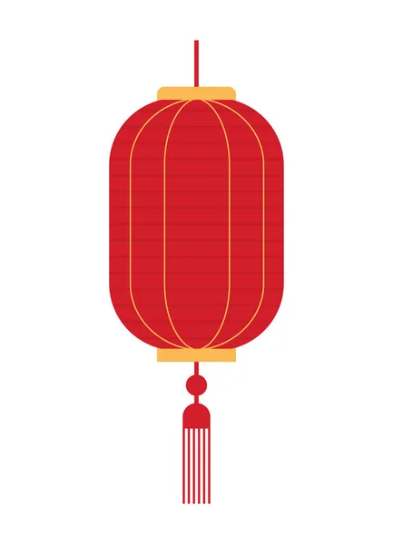 Roter chinesischer Ornament — Stockvektor
