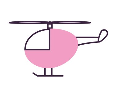 pembe helikopter simgesi