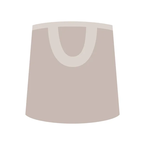 Icono ecobag gris — Vector de stock