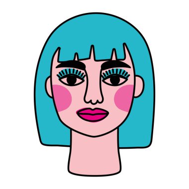 gerçek dışı kadın makyajı