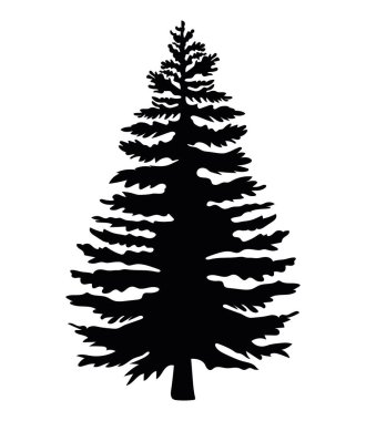 meşe silueti izole edildi