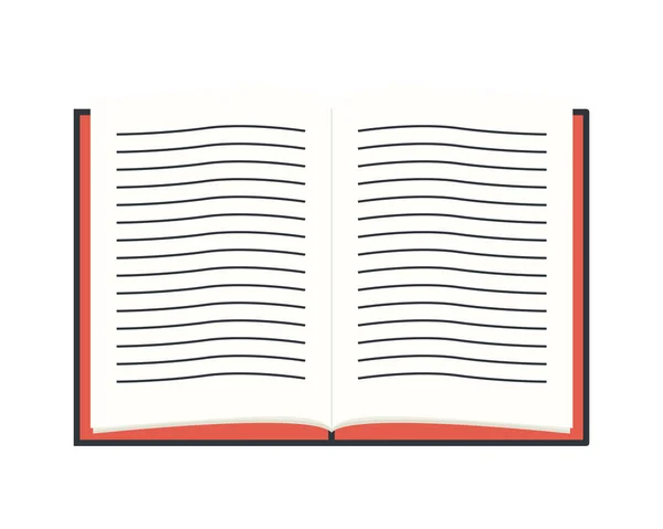 Icona del libro aperto — Vettoriale Stock