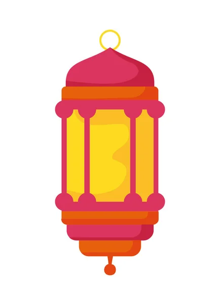 Arabská ikona lucerny — Stockový vektor