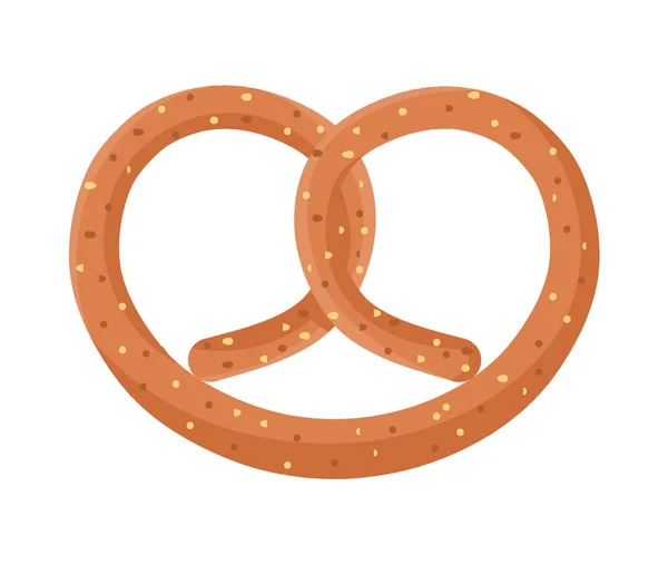 Carina icona pretzel — Vettoriale Stock