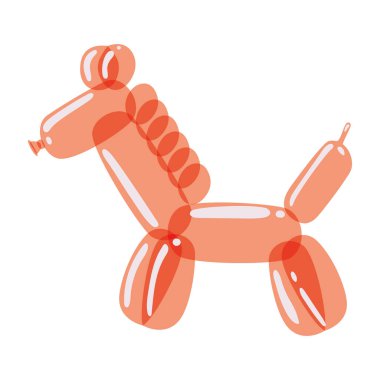 kırmızı kum saati balonu