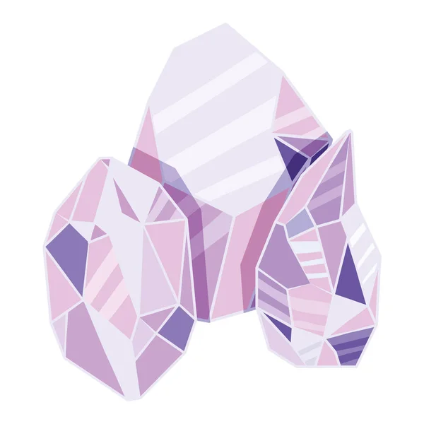 一袋紫水晶 — 图库矢量图片