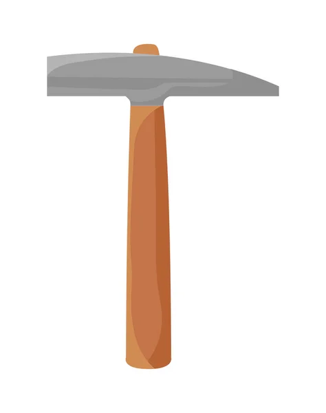 Mining pickaxe design — Stock Vector