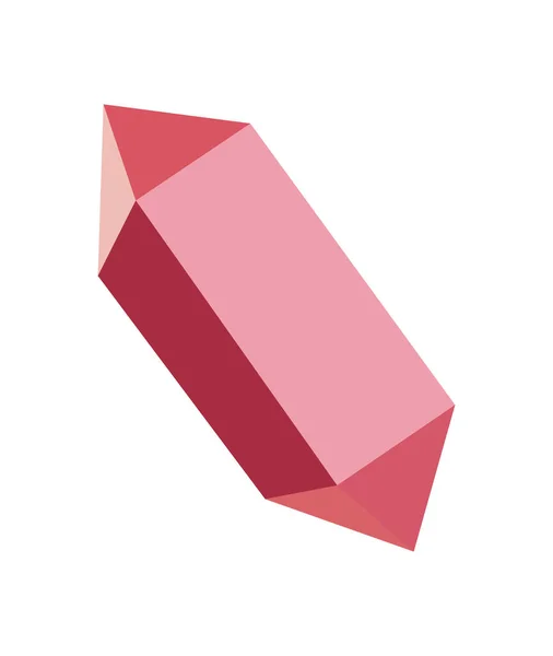 Rood robijn ontwerp — Stockvector