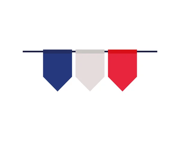 Illustration guirlande française — Image vectorielle