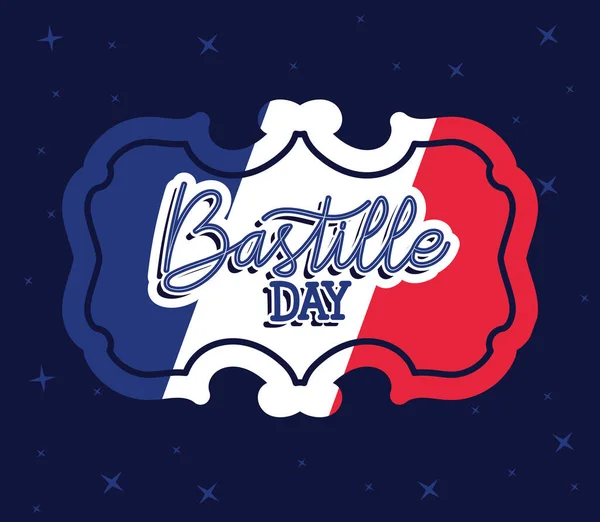 Bastille day mondat — Stock Vector