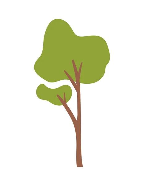 Diseño de árbol verde — Vector de stock