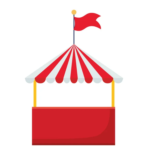 Carnival tent of sales — Stock Vector