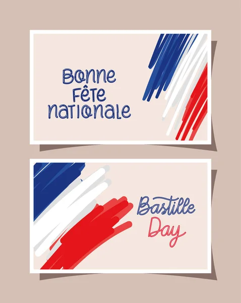 Bastille day banners — Stock Vector