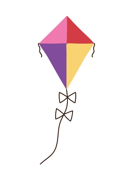 漂亮多彩的风筝 — 图库矢量图片