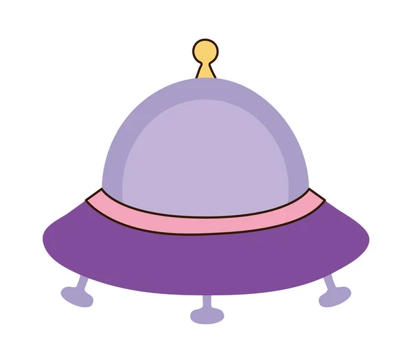 Fialový ufo design — Stockový vektor