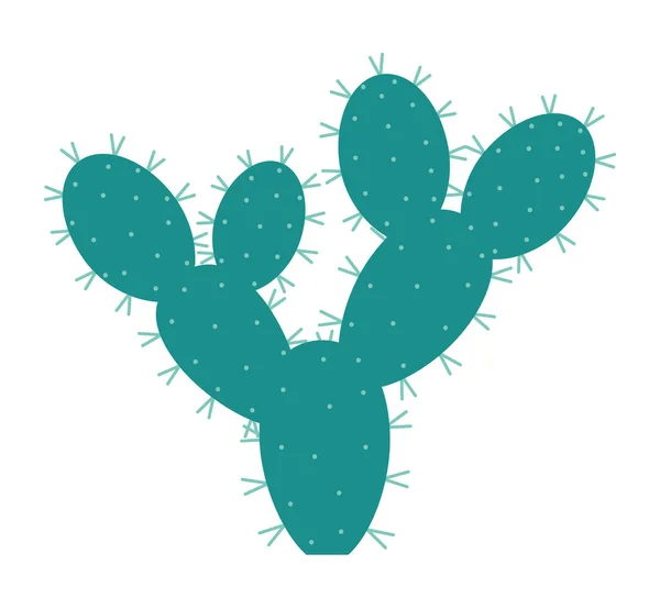 Zöld kaktusz illusztráció — Stock Vector
