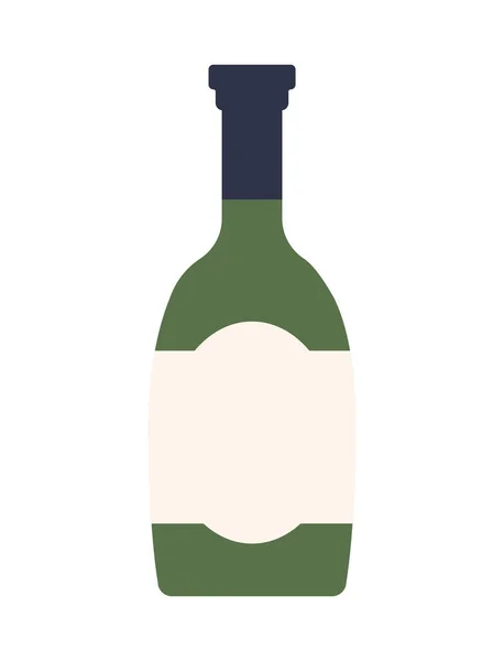 Luxe wijnfles — Stockvector