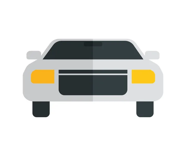 Icono de coche gris — Vector de stock