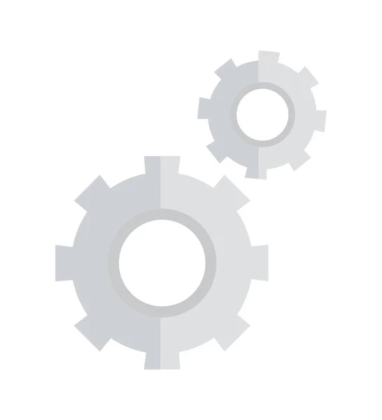 Two cogwheel design — Stock Vector