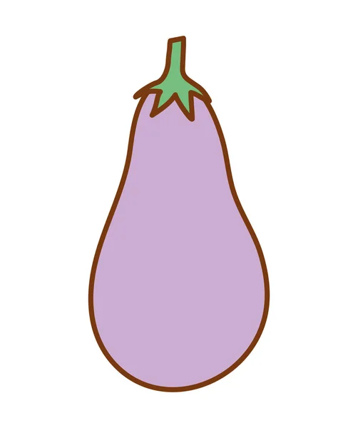 Ontwerp van verse aubergines — Stockvector