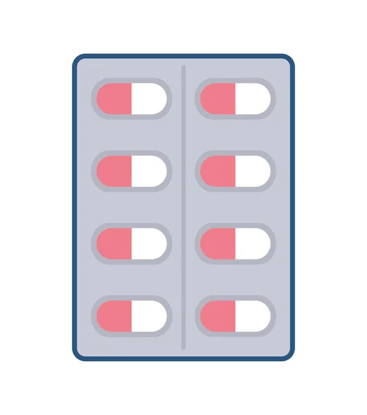 Projekt tabletki pigułki — Wektor stockowy