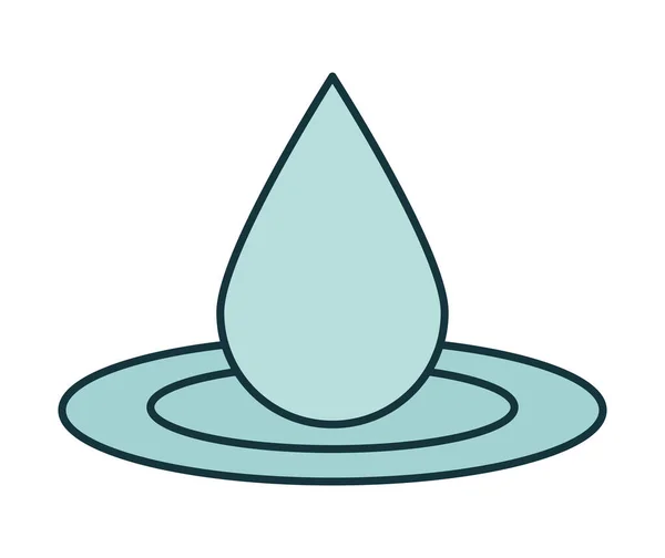 Diseño de gota de agua — Vector de stock