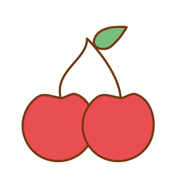 Красный дизайн вишни — стоковый вектор