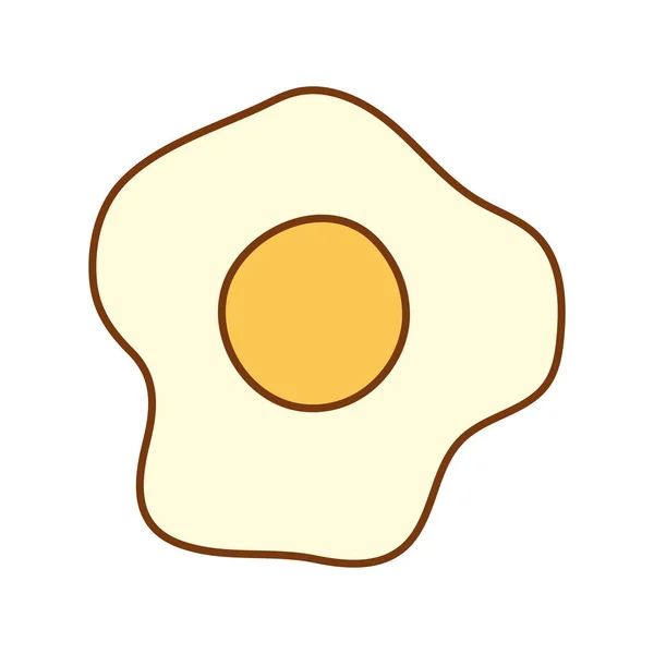 Diseño de huevos revueltos — Vector de stock