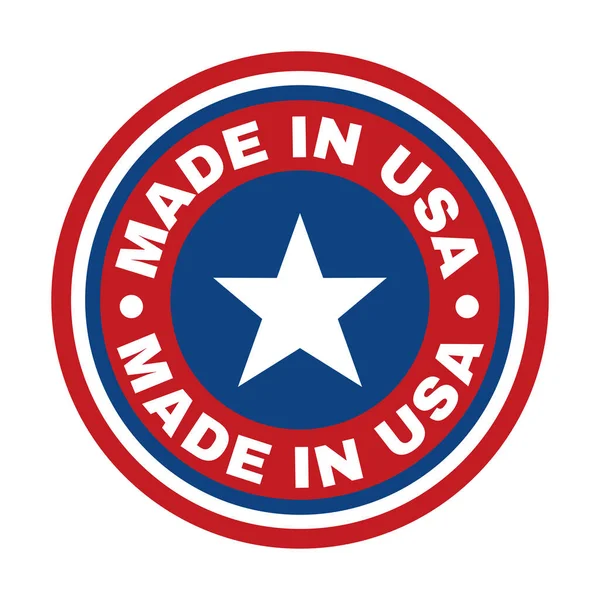 ABD etiketi — Stok Vektör