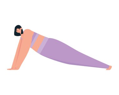 Meditasyon yapan kadın çizimi