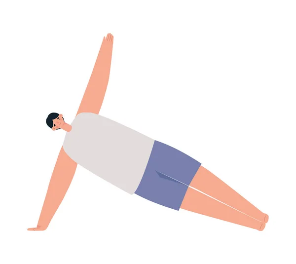 Illustration zum Fitness-Typ — Stockvektor