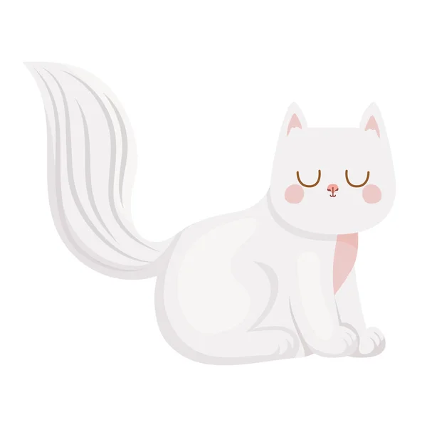 Bonito gato diseño — Vector de stock