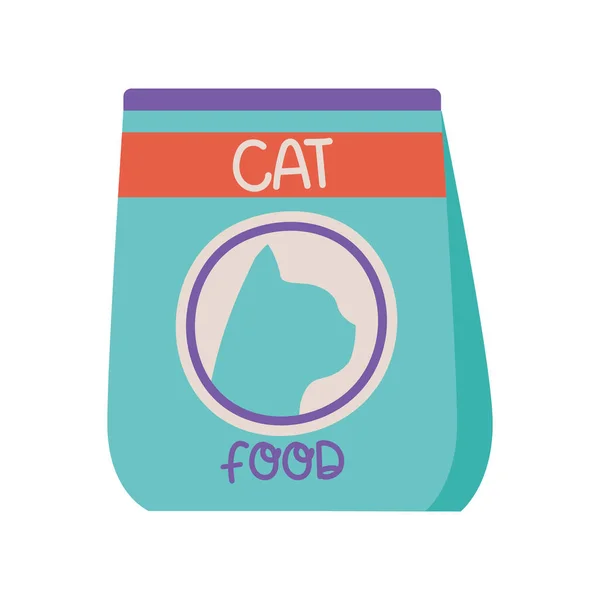 Cat food pack — Stock Vector