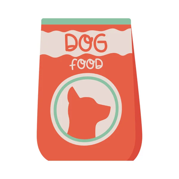 Dog food pack — Stock Vector