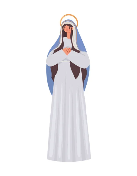 Figura de santa María — Vector de stock