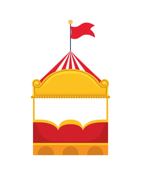 Fair tent illustration — Stock Vector